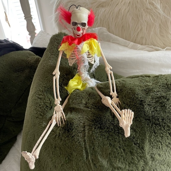 HALLOWEEN CREEPY CLOWN SKELETON - Picture 8 of 8